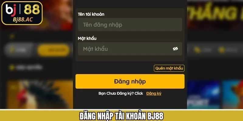 Đăng Nhập Tài Khoản Bj88 - Chỉ Dẫn Truy Cập Nhà Cái Siêu Tốc