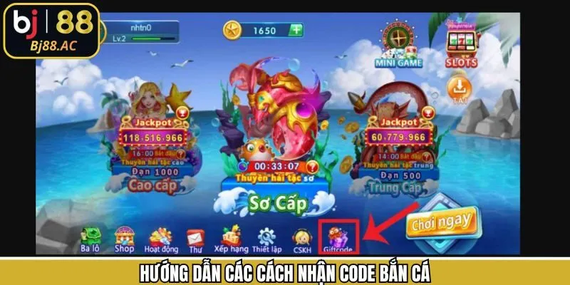 Khám phá các cách nhận code bắn cá tại Bj88 nhanh chóng