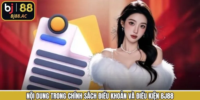 Nội dung trong điều khoản và điều kiện Bj88